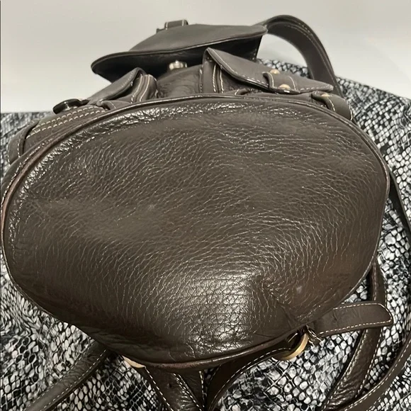 JONES NEW YORK Black Leather backpack - Picture 9 of 9